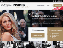 Tablet Screenshot of lorealparisinsider.com.au